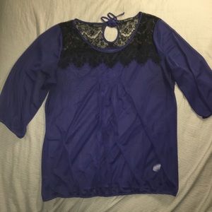 Maurice’s purple blouse
